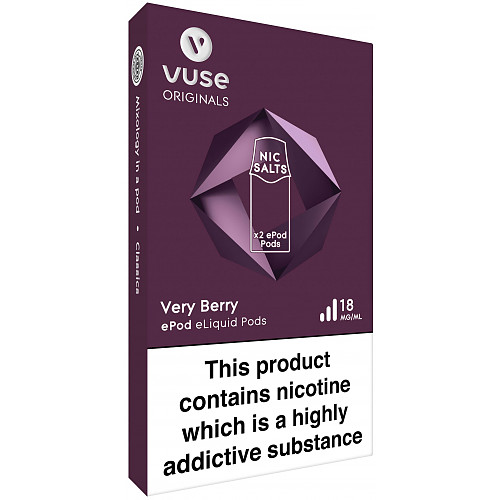 Vuse ePod Very Berry pods 18mg (2-pack)
